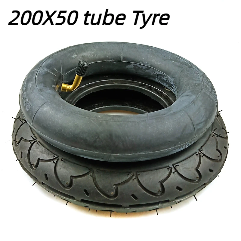 High Quality 200x50 Inner Outer Tire 8 Inch Mini Electric Scooter Tyre Electric Vehicle 200*50 Tire Accessories