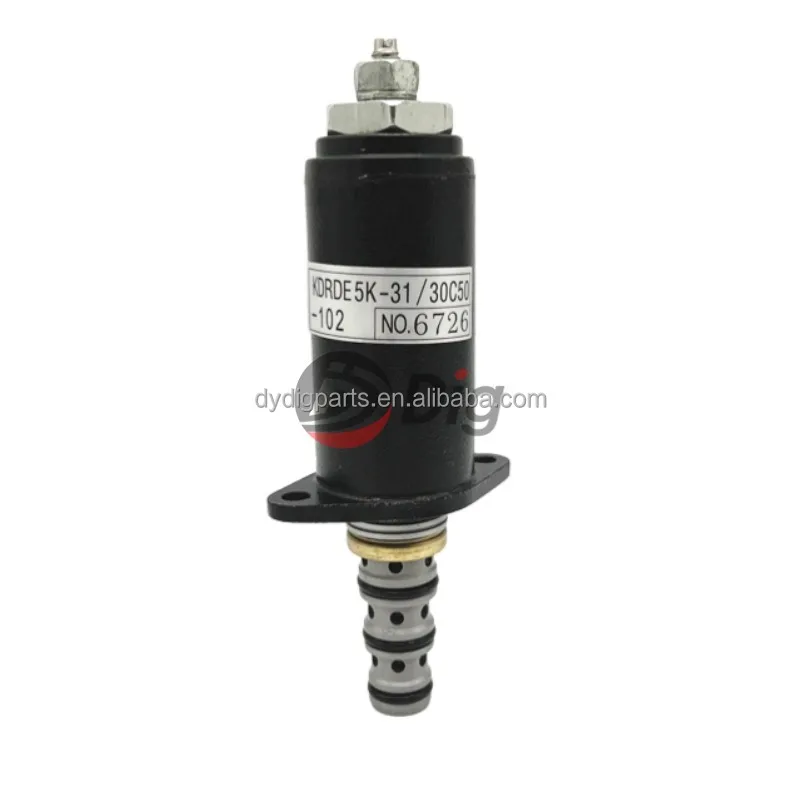 

High Quality SK480-6 SK200-6 Excavator Hydraulic Pump Solenoid Valve YB35V00005F1