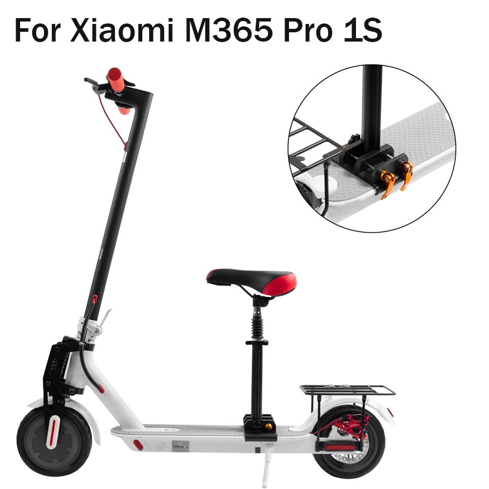 Elastic Chair Seat Height Adjustable Saddle For Xiaomi M365 1S Pro Electric Scooter Retractable Cushion Attachment Seat Saddle