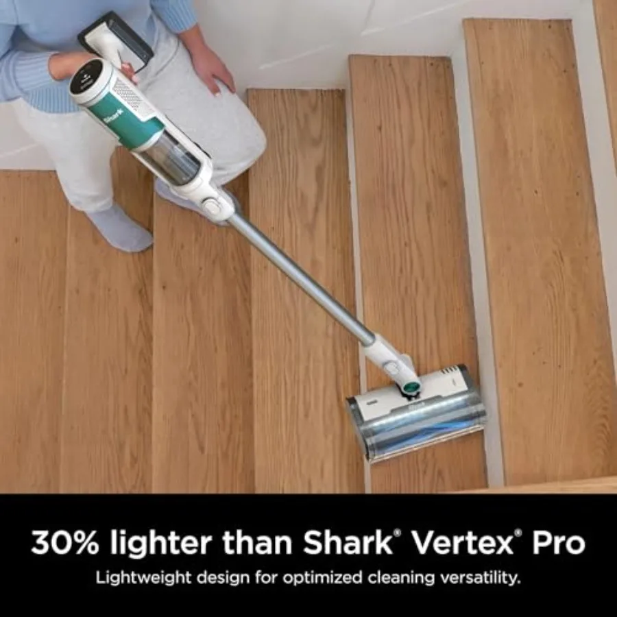 Clean Empty Cordless Stick Vacuum Cleaner Auto-Empty System Self Cleaning Brushroll HEPA Filter Powerful Suction Compact Renewed