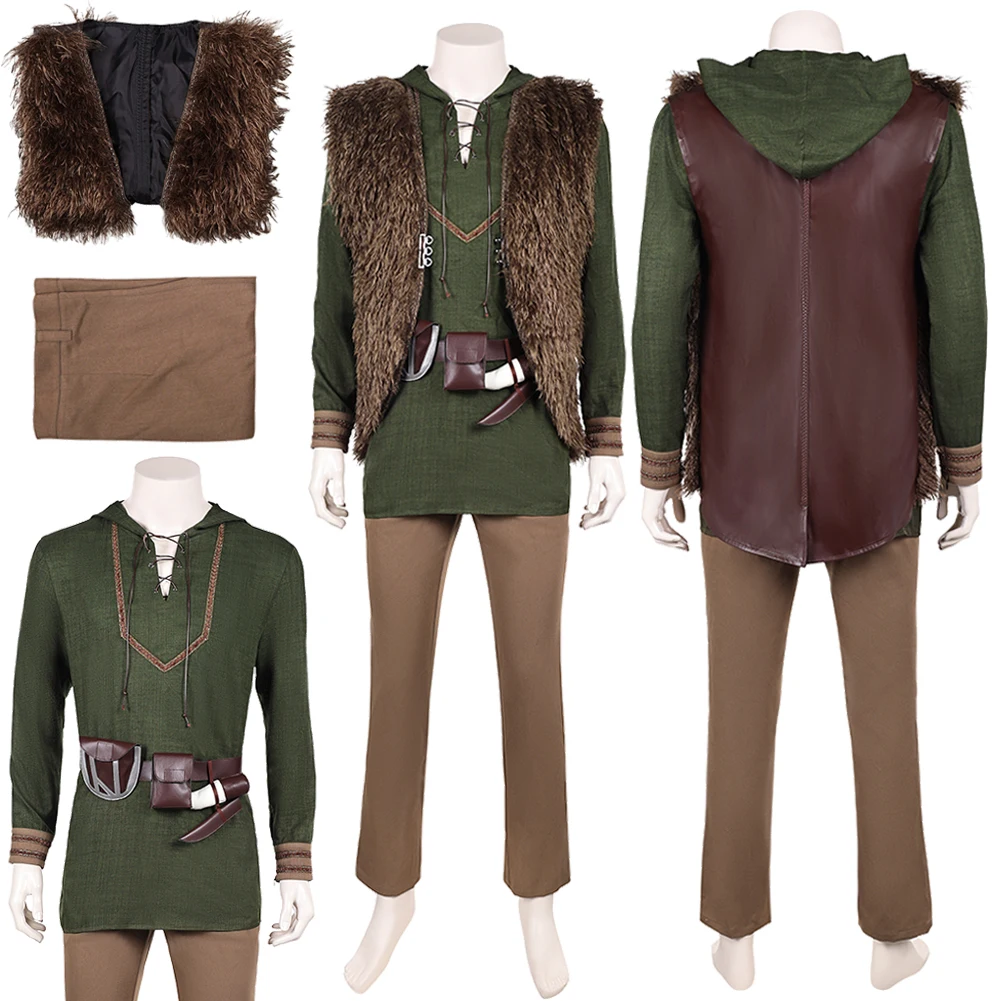 

Hiccup Cosplay Fantasy Clothing Suits 2025 Movie How Train Dragon Costume Disguise Adult Men Fantasia Roleplay Party Outfits