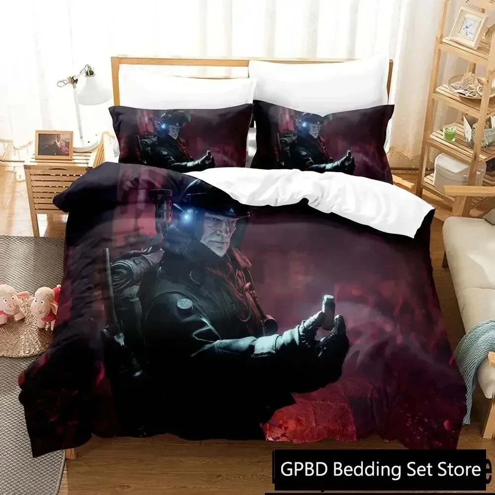 3D Print Game Metro Exodus Comfortable Duvet Quilt Cover Pillowcase Bedding Set Children Bedroom Decoration Home Textile