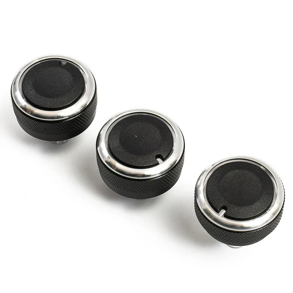 3Pcs Car Air Conditioning Knob AC Knob Heat Control Switch Button For Mazda 2 M2 Air Condition Knob Button Accessories