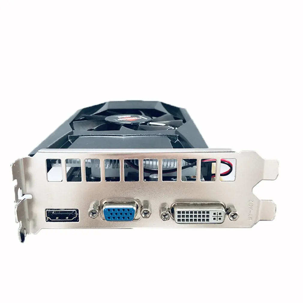 HD7670 Graphics Card 128bit Independent HDM Graphics Card Video Card Desktop Office Home PC Accessories