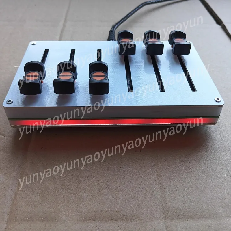 6-Channel 45mm MIDI Fader Controller - USB Custom CC Mapping Software