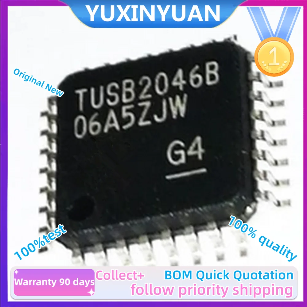 5PCS TUSB2046BVF TUSB2046BV TUSB2046B TUSB2046 2046BVF 2046 QFP IC HUB CONTROLLER USB