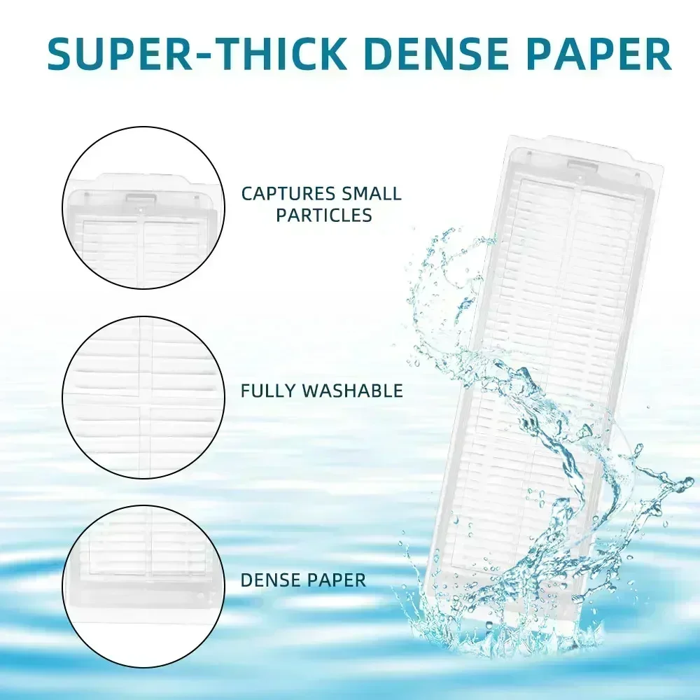 متوافق مع Xiaomi Mi Robot Vacuum Mop XMSTJQR2S / STYTJ02YM /2S Mop Pro أجزاء فرشاة جانبية رئيسية ممسحة فلتر Hepa