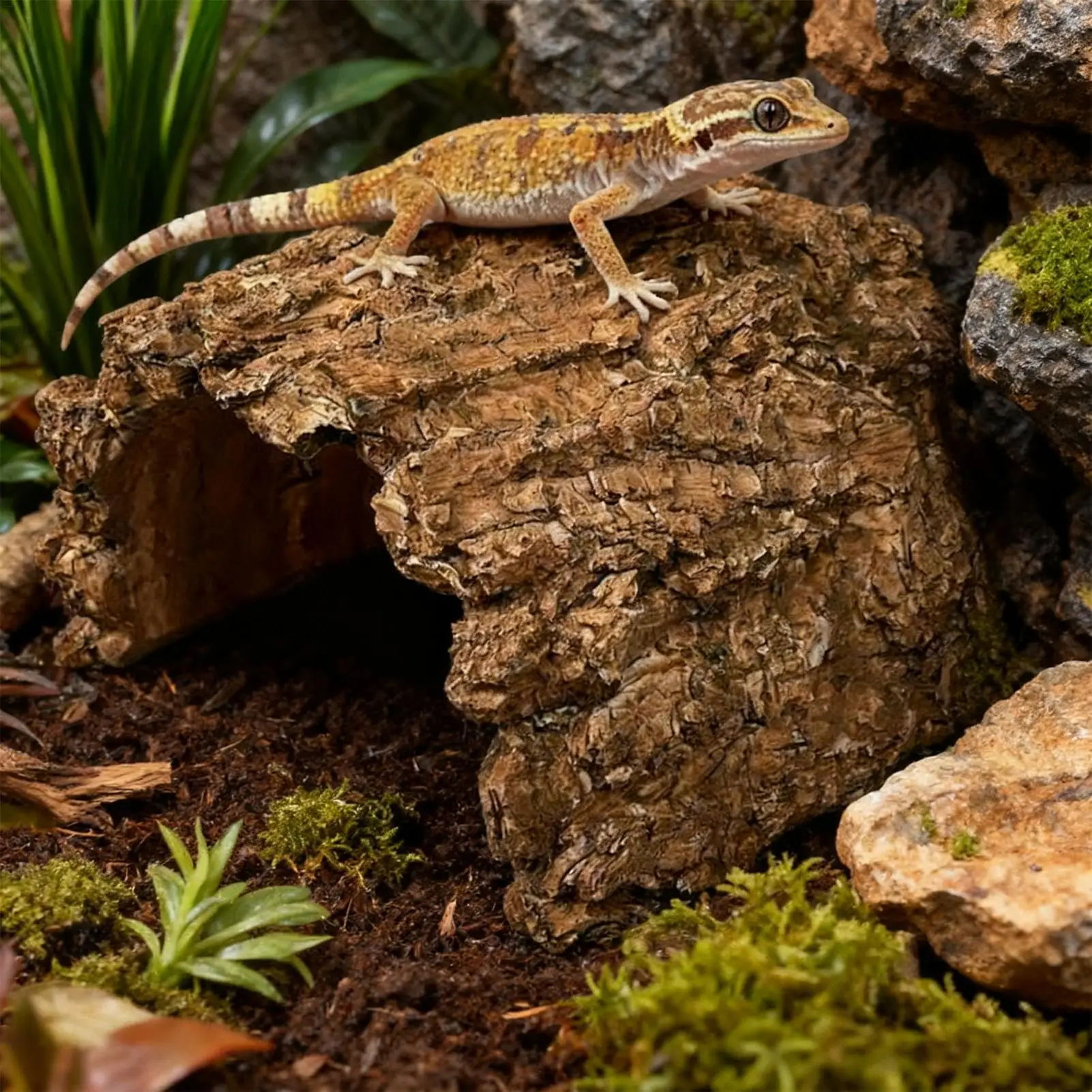 

Toad House Resin Cave Habitat Tortoise Shelter For Bearded Dragon Leopard Turtle Frog Geckos Reptiles Amphibians Aquarium Tank