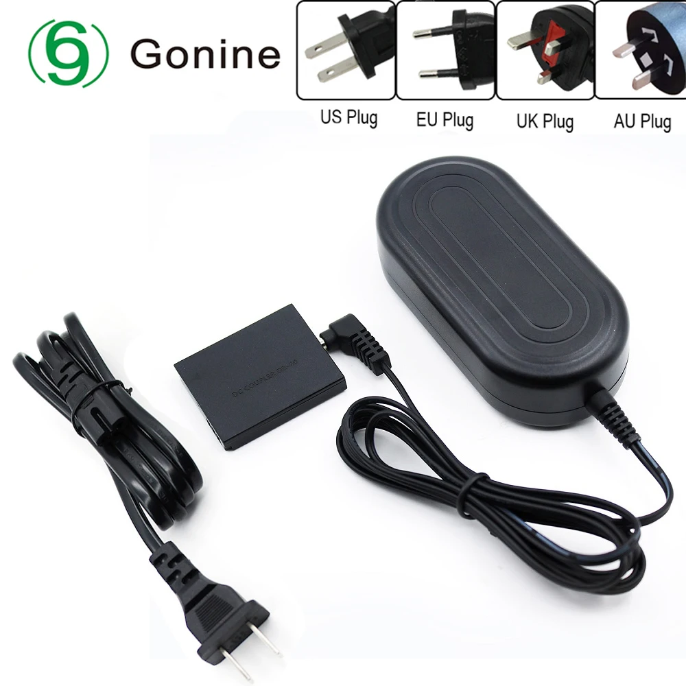 

ACK-DC40 AC Power Adapter DR-DC40 DC Coupler NB-6LH NB-6L Dummy Battery for Canon SD980 SD3500 SD4000 D10 S90 S95 D30 SD1200 IS