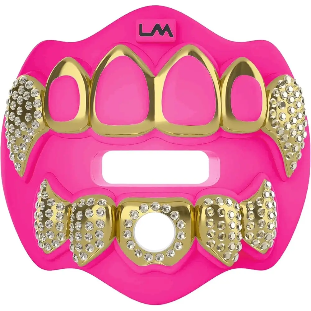 

Футбольная защитная капа Loudmouth - 3D хромированные грилзы для футбола, подходят для взрослых и молодежи, аксессуары для капы (3D грилзы)