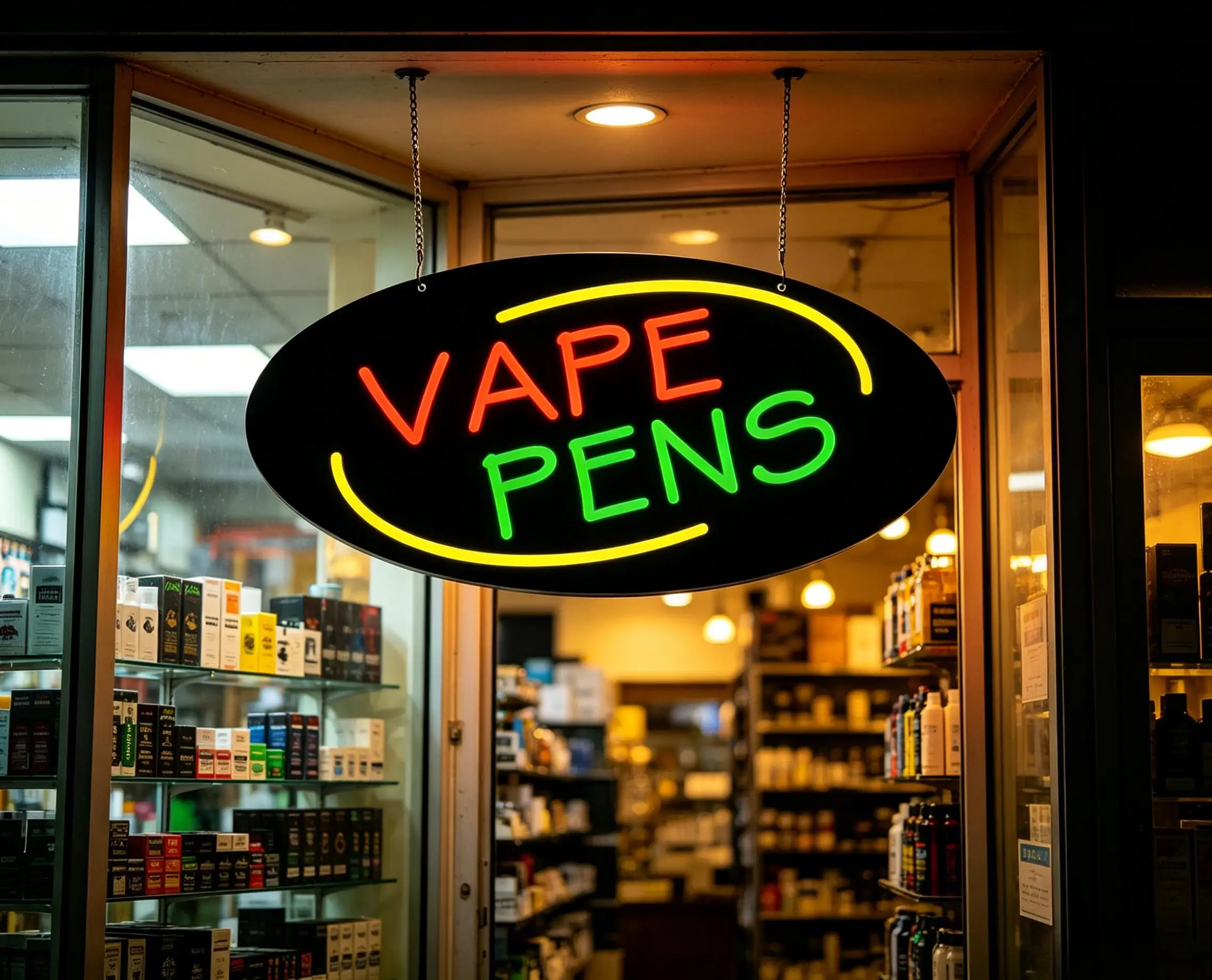 Vape Pens Neon Sign Dimmable LED Light for Vape Shop Business Wall Window Display Commercial Store Advertising Art Sign view 4
