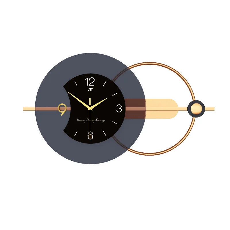 Modern Living Room Wall Clock Light Luxury Decoration Fashion Wall Watch Wall Clock Creative Restaurant Wall Clock Mute