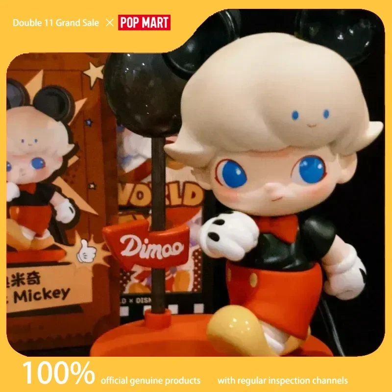 

Genuine Popmart Dimoo World Disney Series Figure Blind Box Toy Gift Birthday Gifts For Girls Ornaments Trendy Toys Figure
