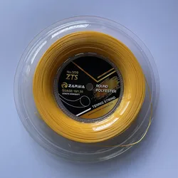 Frete grátis zarsia 4g tennis string poliéster 200m redondo poli tênis raquete de treinamento cordas 1.30mm