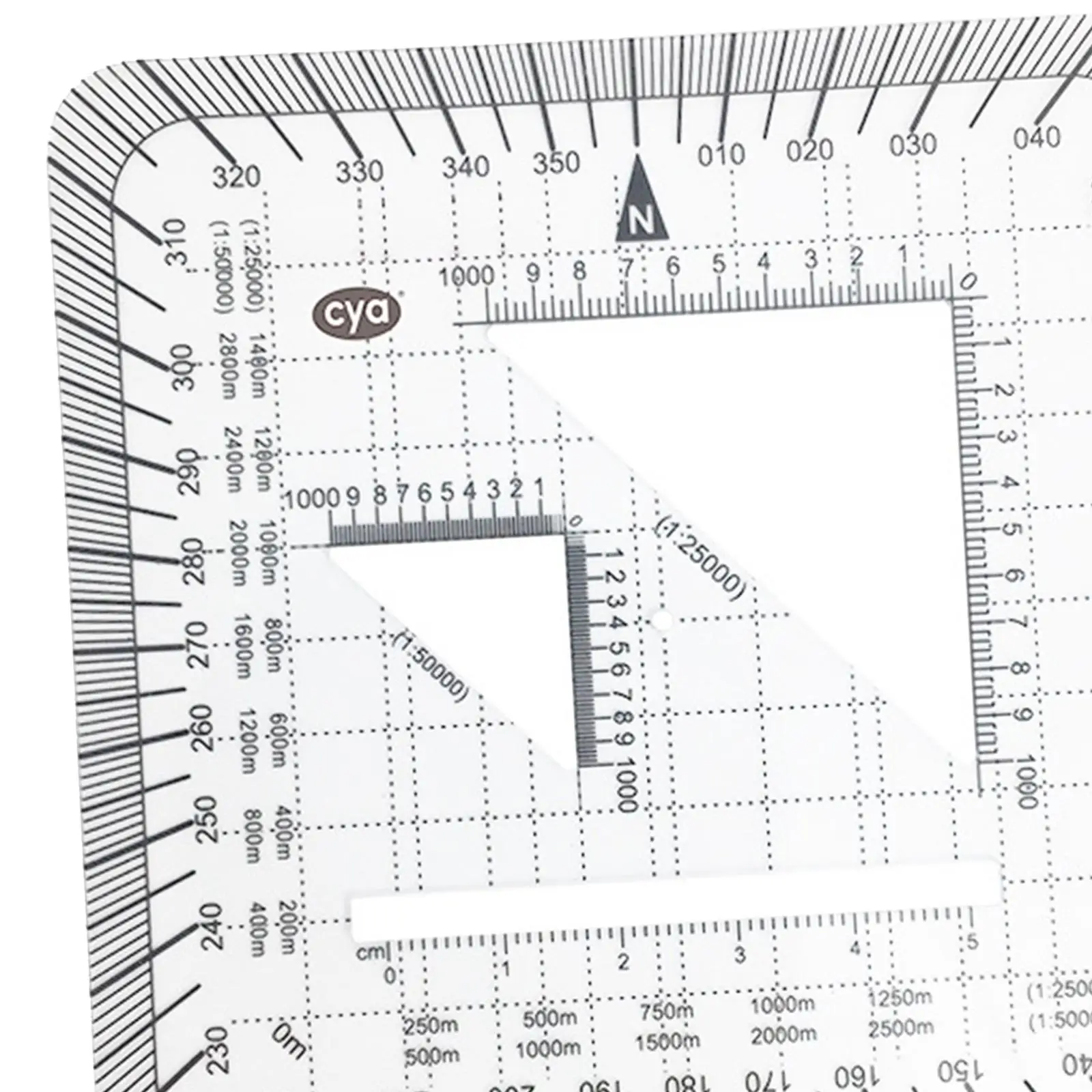 Protractor Ruler Engineering 1:25,000 1:50,000 Accurate Protractor Maptool Pocket Grid for Utm, Usng, Mgrs Coordinates Outdoor