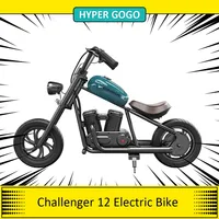 HYPER GOGO Challenger 12 Electric Motorcycle for Kids Riding 24V 5.2Ah 160W with 12'x3' Tires,12KM Top Range,Gift for Your Kids