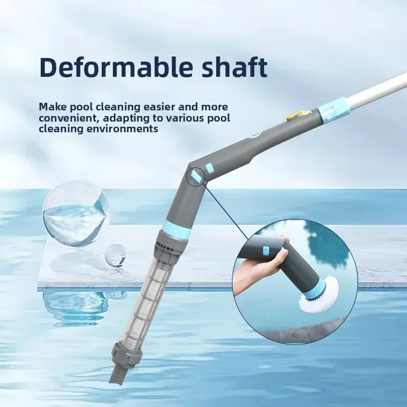 swimming pool handheld sewage suction machine, fish pond bottom sewage suction device, wireless household pool vacuum cleaner