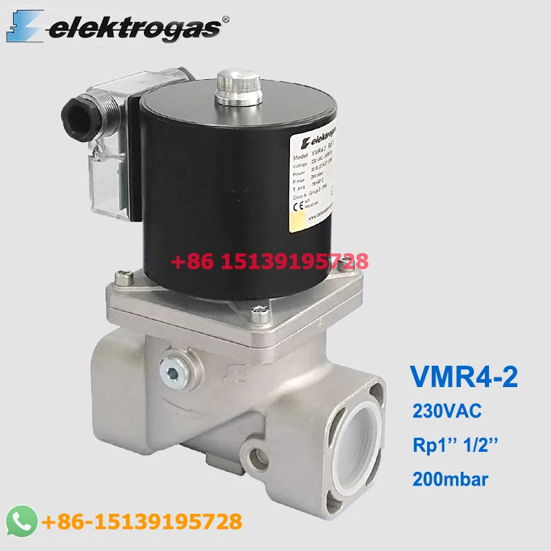 

Elektrogas Gas quick opening solenoid valve VMR1-2 2-2 3-2 4-2 VMR6-2 3-5 VMR4-5 1-5 Industrial kiln burner fitting VMR3-RP1