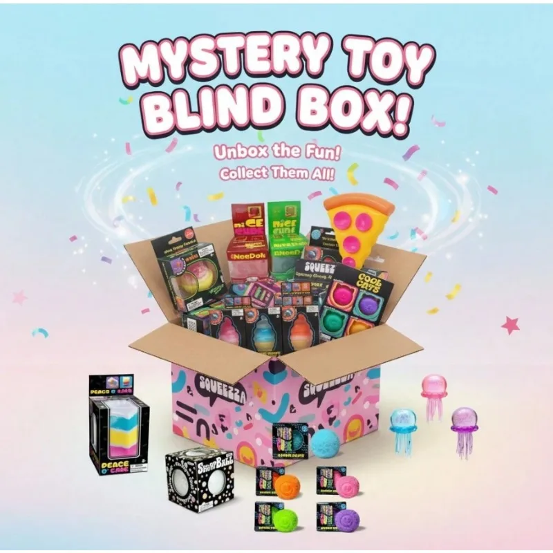 

Cute Food & Ocean Squishy Blind Box – 3 Independent Random Draws (Min. 2 Items, Up To 5 Possible) Lucky Surprise Set