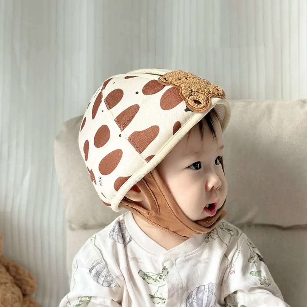 Cartoon Baby Safety Helmet Adjustable Anti-fall Pad Toddler Head Protection Hat Anti-Collision Protective Cushion Bumper Bonnet