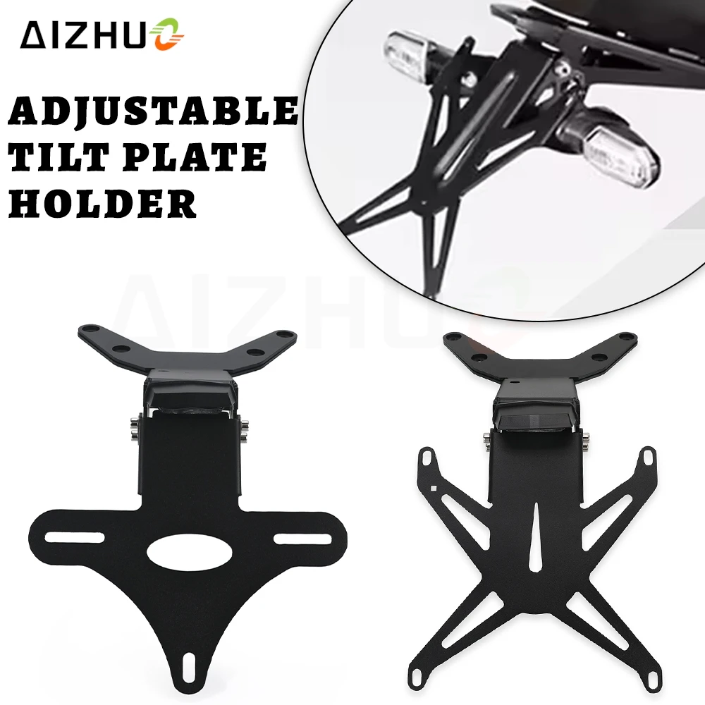

2025 Rear Adjustable License Plate Holder Bracket Tail Tidy Fender Eliminator Kit For Yamaha Tmax560 T-MAX 560 2022 2023 2025