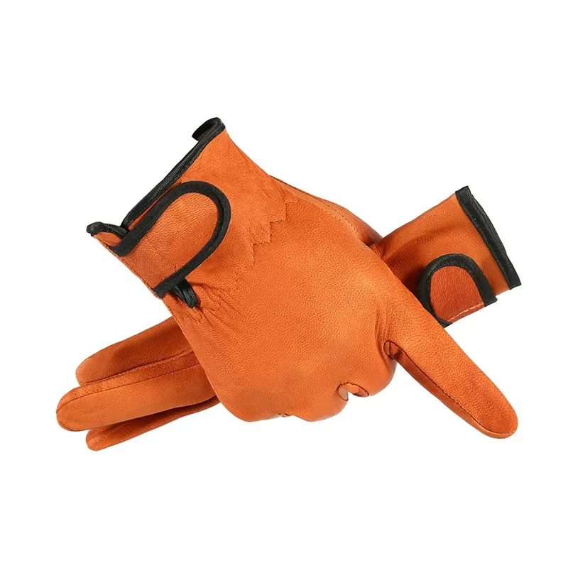 Work Gloves Cotton Workers Work Welding Safety Protection Garden Sports High Temperature Operation Wear-resistant Gloves 23cm