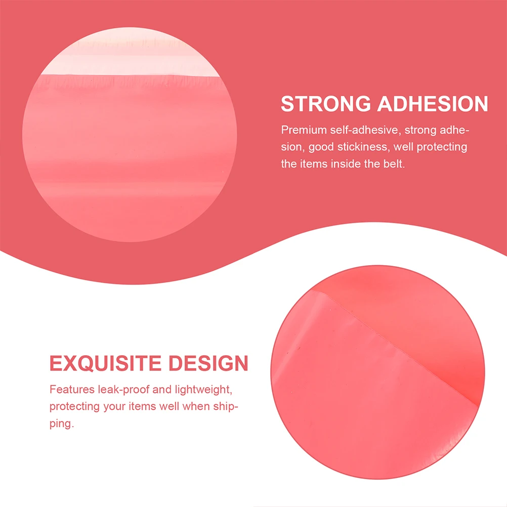 100 قطعة أكياس التعبئة والتغليف السريعة المقاومة للماء سميكة مقاومة للتمزق أكياس الشحن ذاتية الختم لتوصيل بريد الأعمال الصغيرة #3