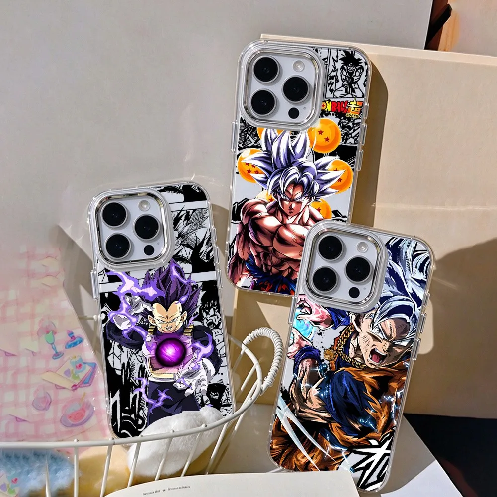 NEW D-Dragon Ball Anime Print Phone Case for Samsung Galaxy S26 S25 S24 Note20 FE Ultra Edge Plus 5G Transparent Soft Cover