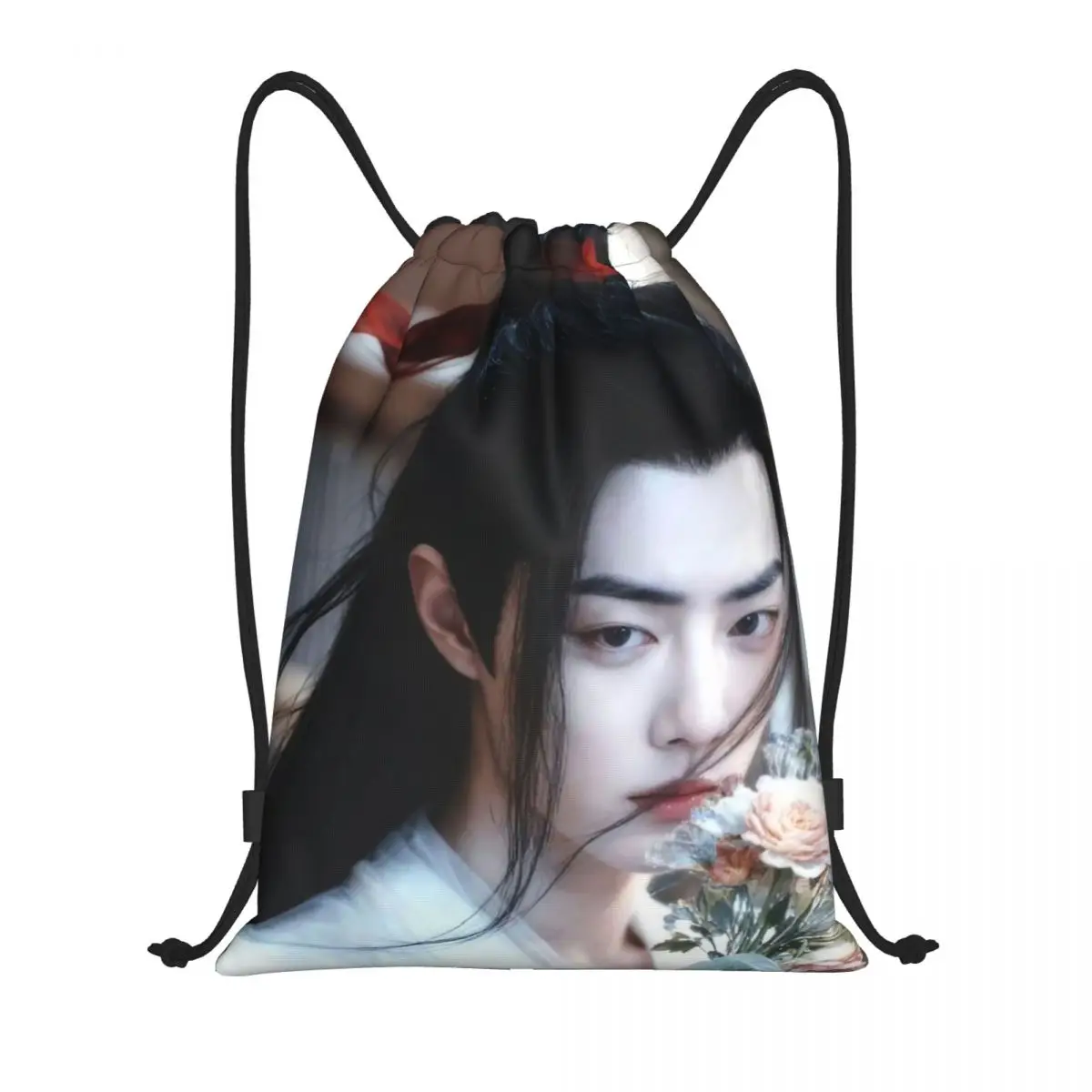 

Xiao Zhan Backpacks Multi-function Drawstring Bundle Pocket Shoes Bag Book Bags for Man Woman School