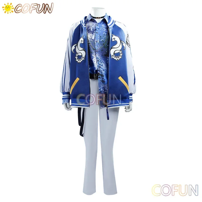 

COFUN [Customized] Nijisanji Vtuber Koyanagi Rou Cosplay Costume Halloween Outfits Men New Suit Uniform