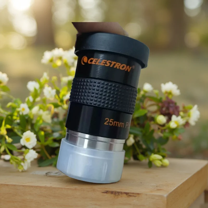 Celestron 1.25-inch Red Letter 25mm Eyepiece Large Lens Multilayer Wide-Band Green Film PLProcin Astronomical Observation Access view 2