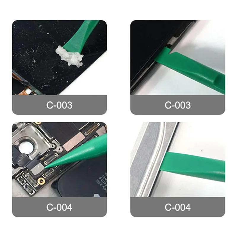 Эффективный 10 в 1, пластиковый инструмент для открывания с двойной головкой, лопатка для мобильного телефона, ноутбука, ПК, сборка, инструмент для ремонта телефона