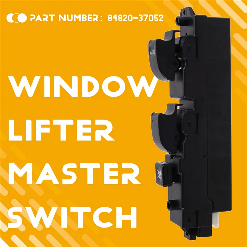 X39A-84820-37052 Car Window Lifter Master Switch Door Glass Switch Button For Hino