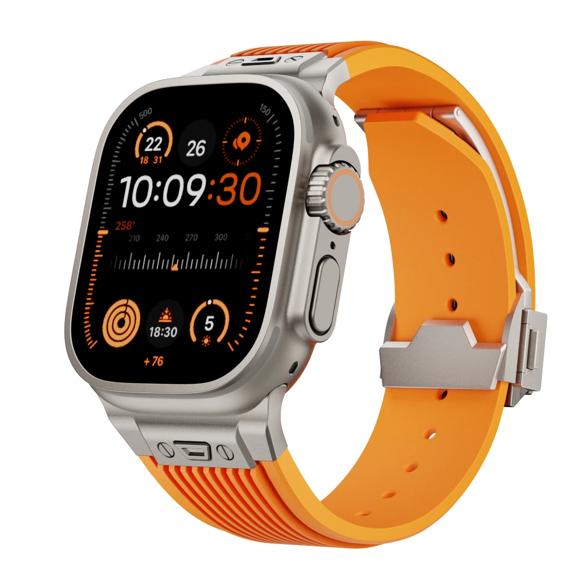 Sport Rubber Band for Apple Watch Ultra 3 2 1 49mm Series 11 10 46mm Soft Strap for Iwatch 9 8 7 6 5 4 SE3 2 44mm 45mm Bracelet