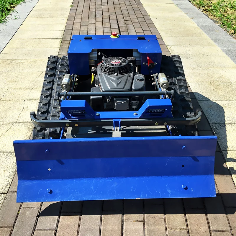 Maßgeschneiderter, hocheffizienter, selbstfahrender Rasenmäher-Roboter, Garten-Rasenmäher-Roboter mit Fernbedienung und Schneeschaufel