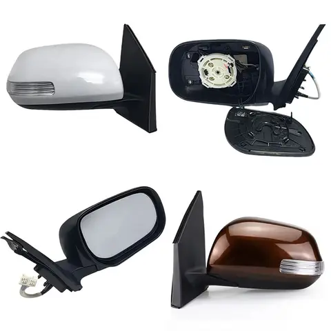 For Toyota RAV4 2010 2011 2012 2013 Auto Automatic Folding Electric Headting Car Rearview Mirror Assembly 7/9 Wire