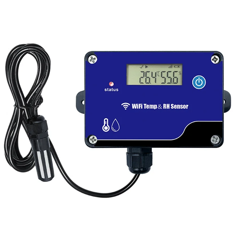 

T98C-WIIF Датчик температуры и влажности Overlimit Зуммер Передача Wi-Fi для тепличных склада