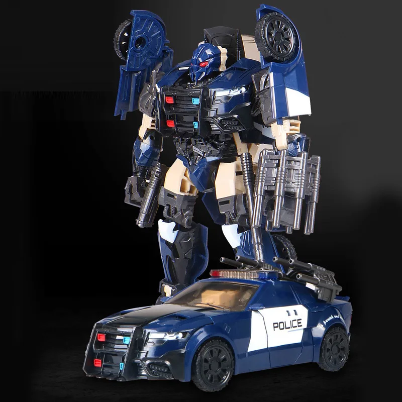 

AOYI BMB H6001-5 18cm Transformation Toys Prowl SS28 Optimus Autobots Alloy Robot Anime Action Figure Car Model Boy Gift