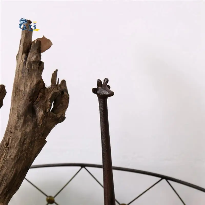 AY03-Залезный держатель для туалетной бумаги, отдельно стоящий держатель для бумажных полотенец с жирафом, декоративная подставка для бумаги для ванной комнаты