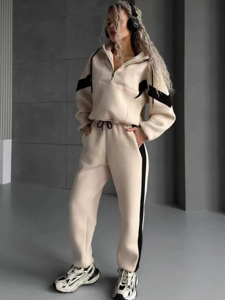 Ensemble 2 pièces pour femmes, ensemble assorti, haut et pantalon à jambes larges, nouvelle collection printemps-automne 2026, vêtements