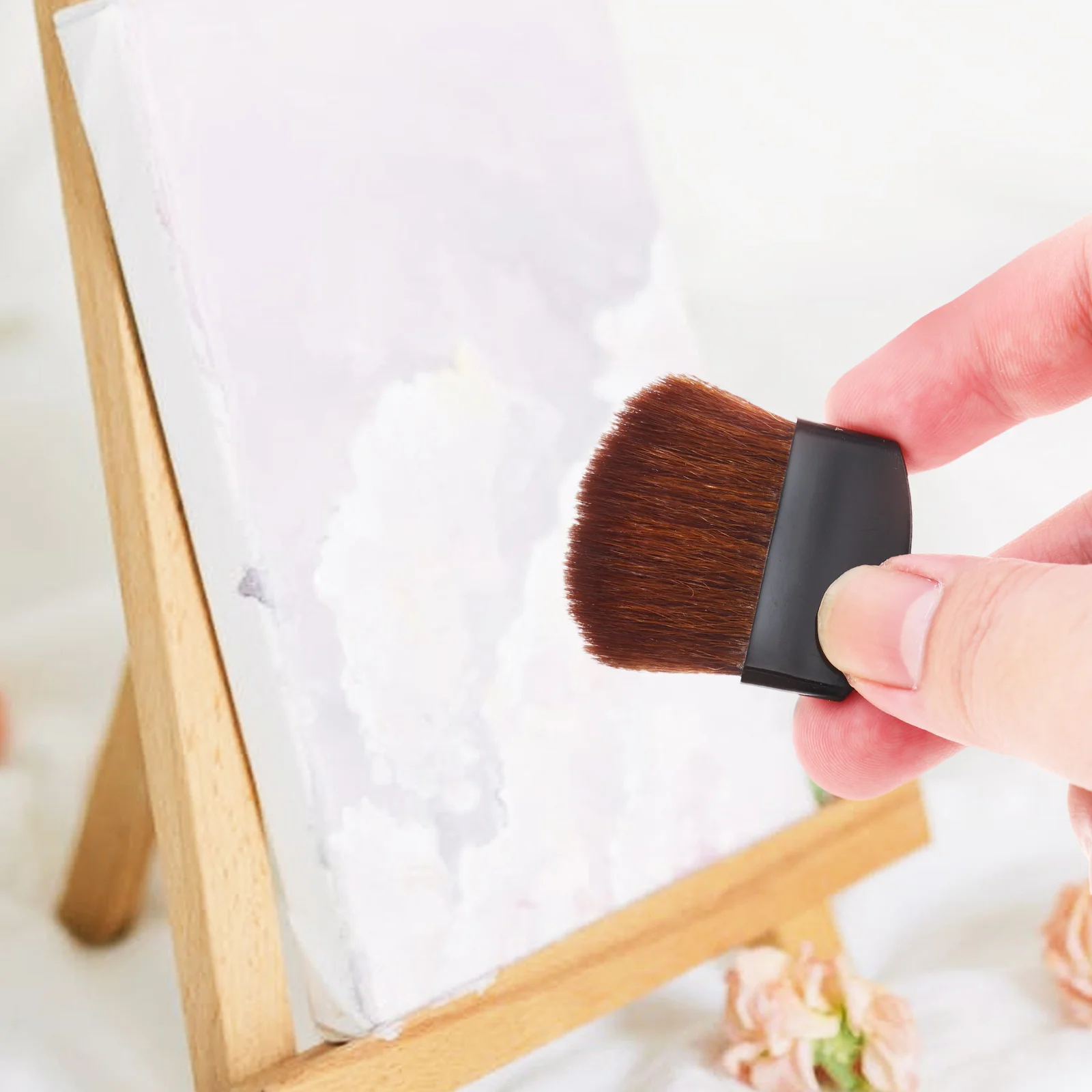 

10pcs Paint Brush Set Premium Wood Fiber For Watercolor Oil Gouache Painting Artist Supply Portable Convenient Drawing Tool