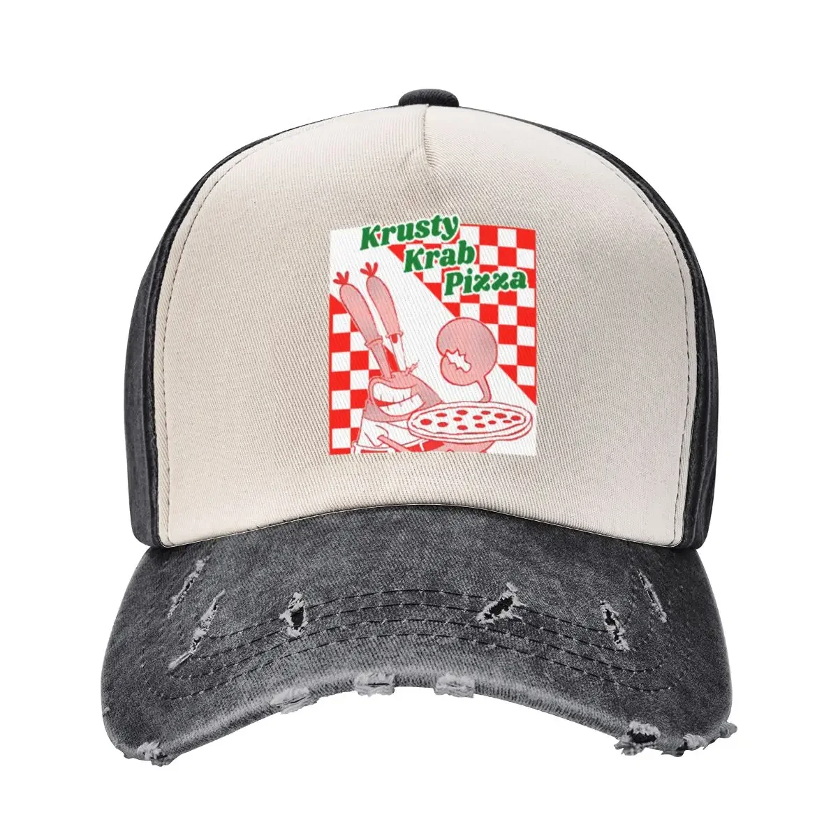 Krusty Krab Pizza Baseball Cap dad hat fashionable custom Hat Baseball Men Women's