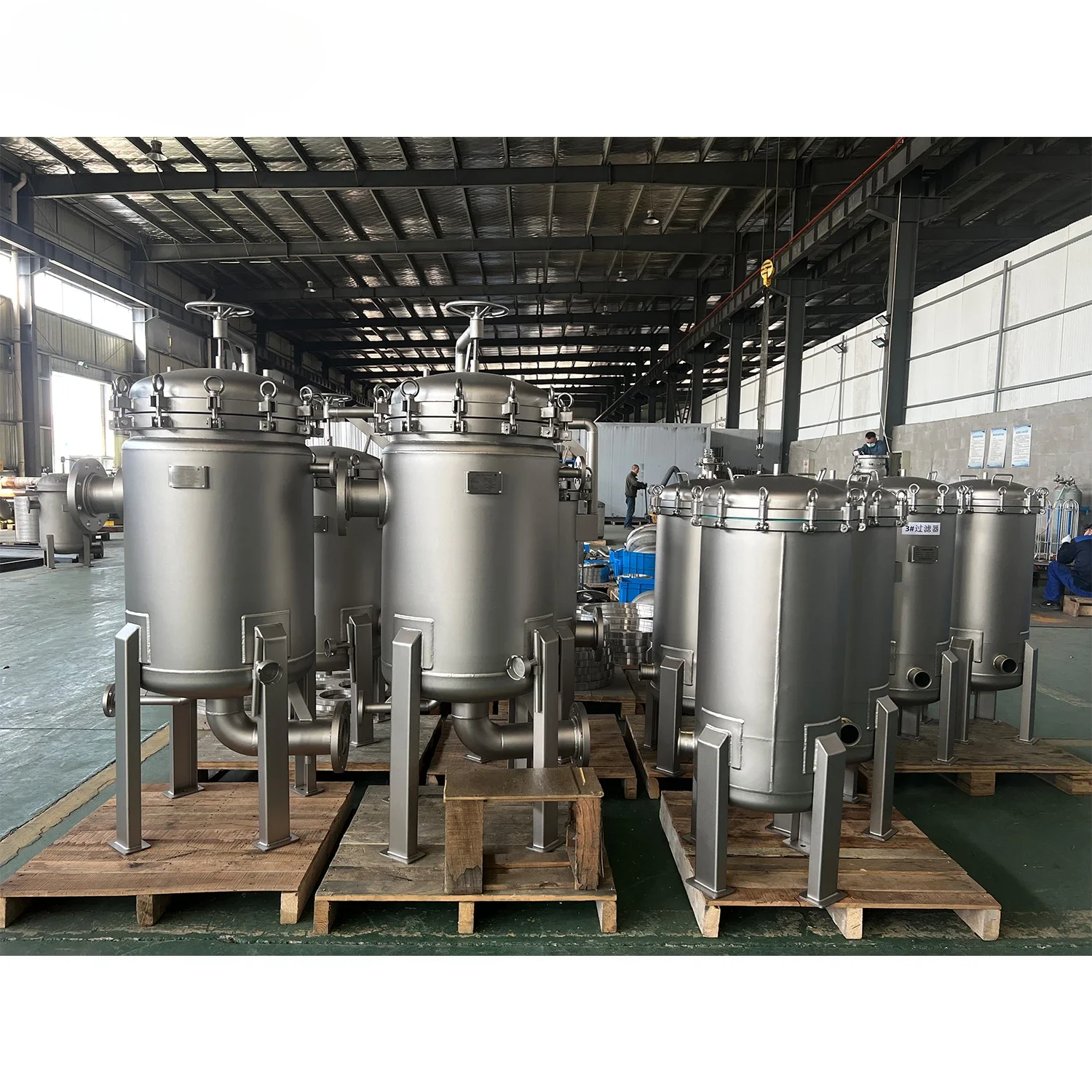 

Filtration Equipment 6 12 Multi Bags Filter Housing Water Treatment Chemicals SS 304