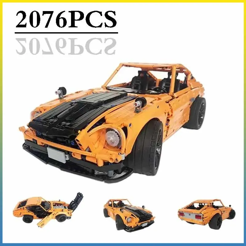 جديد MOC-26511 1971 240Z - GT3 RS سرعة سيارة باردة نموذج بناء عدة الالعاب العملاقة صبي فتاة عيد ميلاد كتلة هدية الكريسماس