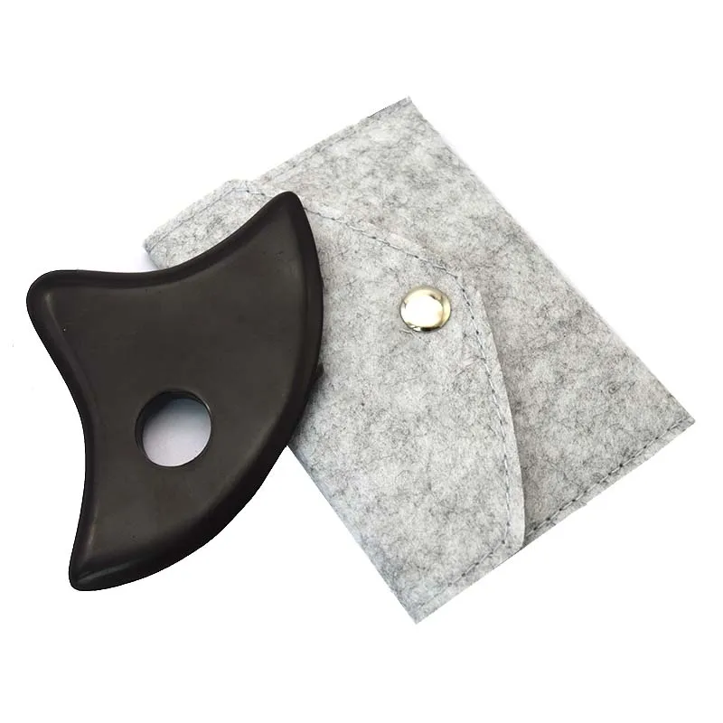 

Black Bian Scraping Gua Sha Stone Body Massage Guasha Non-Medicine Non-Damaging Natural Health Therapy Beauty Tool