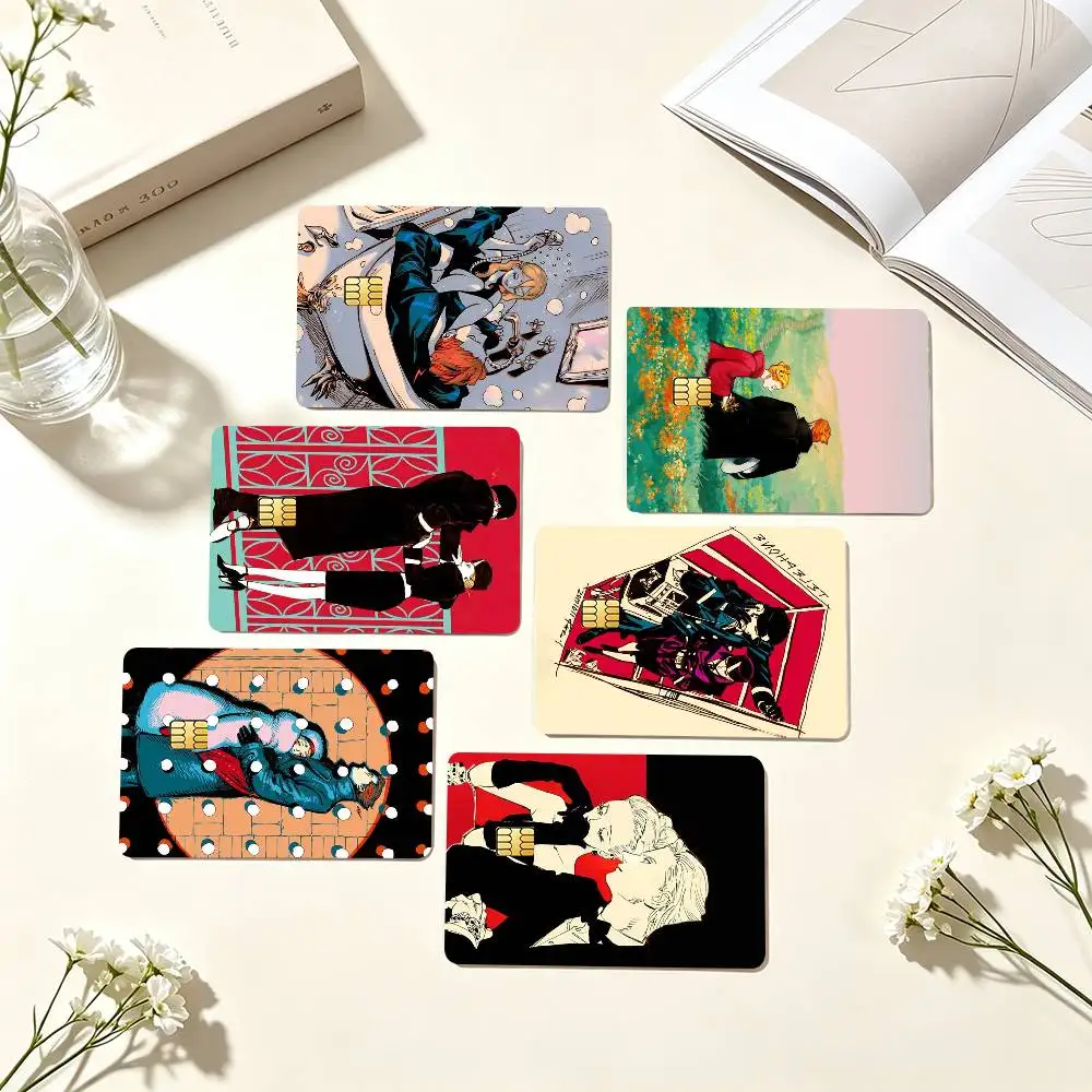 V-Veil Emma and Alexander Credit Card HD Stickers Small Chip Waterproof Sticker Game Card Decal Gift