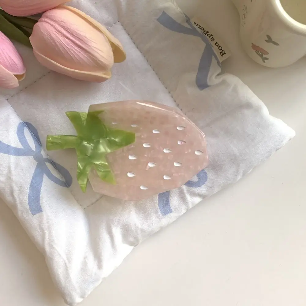 

Cute Strawberry Fruit Hair Grab Pitaya Pineapple Cartoon Hair Claw Headwear Durian Acetic Acid Shark Clip Travel