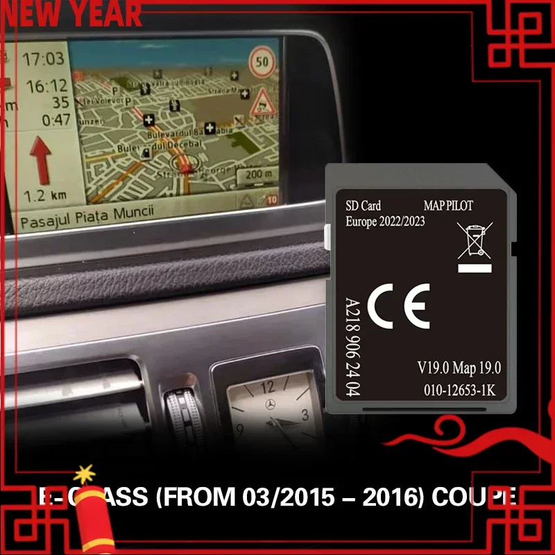 

for Mercededs E-class from 03/2015-2016 COUPE A2189082404 V19 Map Pilot Europe 2023 Sat NAV