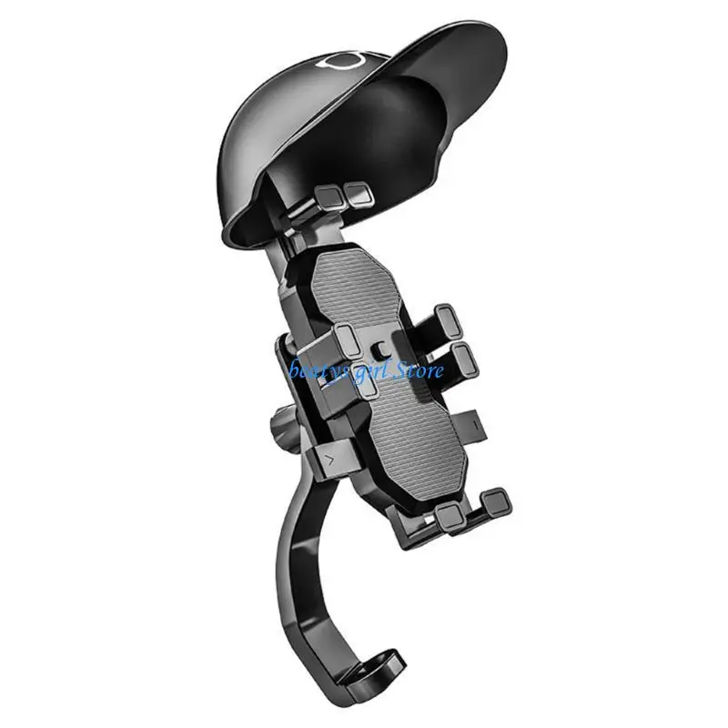 

C7AB Phone Mount Waterproof Phone Holder with Sun Protections Handlebars Phone Mount