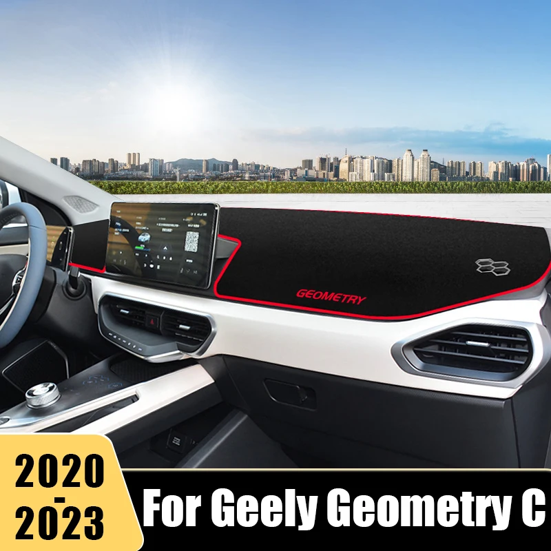 

For Geely Geometry C 2020 2021 2022 2023 Car Dashboard Cover Sun Shade Avoid Light Mat Instrument Panel Non-Slip Pad Accessories